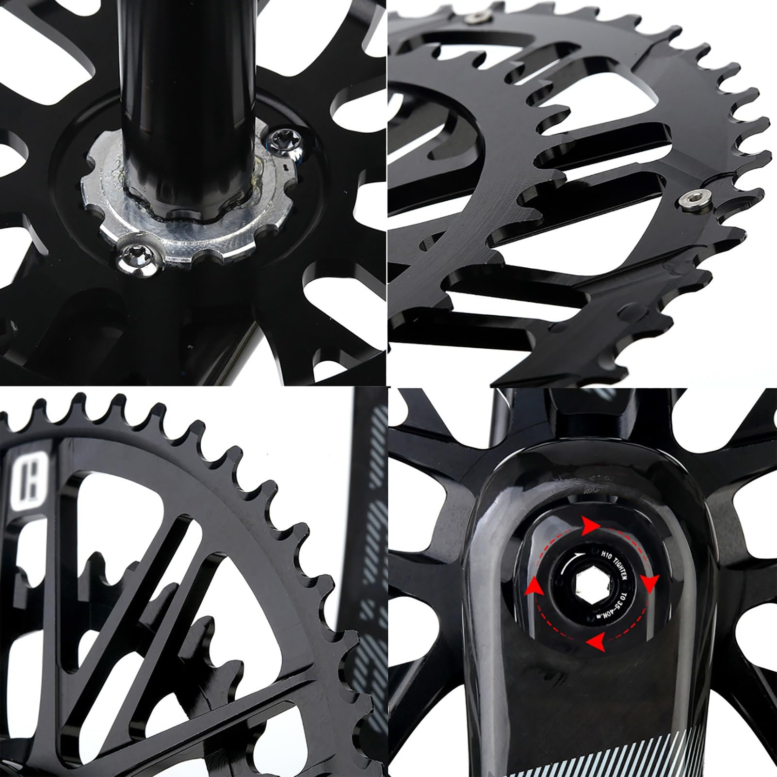 Amazon.co.jp: ASMWVN 170mm ロードバイク クランクアームセット